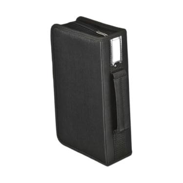 Imagem de Generic Suporte para estojo de CD/DVD, estojo organizador portátil para coleção de discos, carteira para CD, organização e armazenamento de mídia para carro,