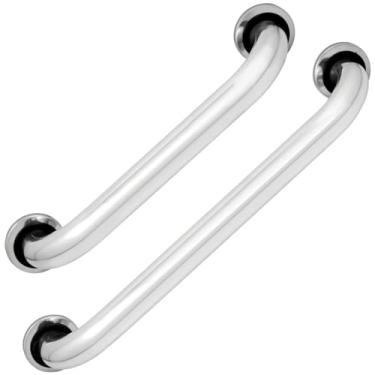 Imagem de Kit 2 Barras de Apoio 50 e 30cm Alça Suporte Corrimão Deficiente Idoso Banheiro