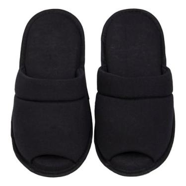 Imagem de Pantufa Chinelo Luan Cotton Day (Preto, Padrão, BR, Adulto, Faixa Numérico, 39, 40)