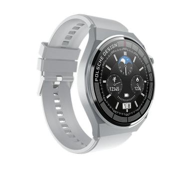 Imagem de Relógio Inteligente Masculino Smartch 6621ag à Prova D'água Prata