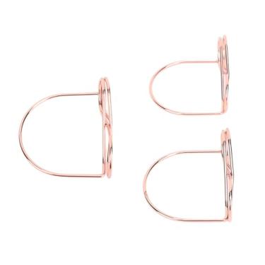 Imagem de Generic Suporte para Número de Mesa, Base Estável Multiuso, Design de Anel Duplo 15 (Ouro Rosa)