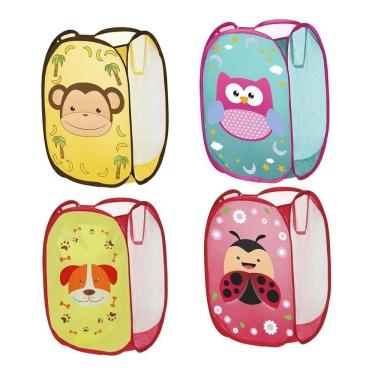 Imagem de 2X Cesto Organizador Porta Treco Brinquedos Roupas Infantil