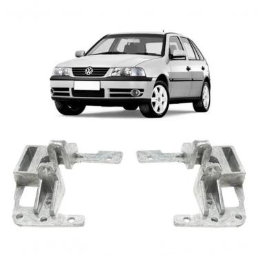 Imagem de Par De Suporte Maçaneta Interna Gatilho Porta Gol G3 Ferro - Un / 2 [f103]