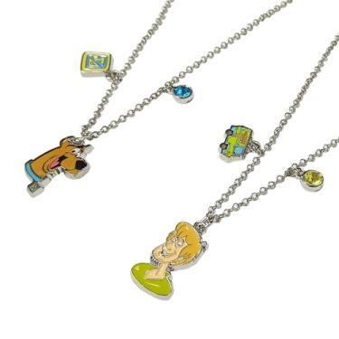 Imagem de LUV HER Conjunto de colar Scooby Doo BFF, presente de amizade para meninas a partir de 3 anos