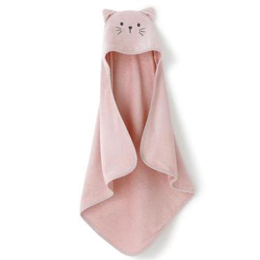 Imagem de Toalha de Banho com Capuz Döhler Teddy, Rosa