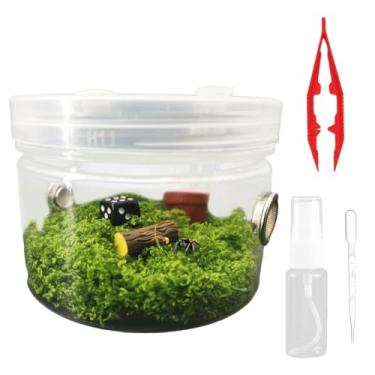 Imagem de Acessórios para aranhas saltadoras de acrílico para tarântula mini habitat de aranha saltadora para guardiões de aranhas estilo 7