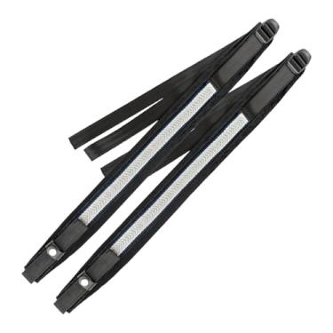 Imagem de harayaa Alça de arnês tipo sanfona, alça de ombro ajustável com fivelas ajustáveis, Branco Azul Profundo