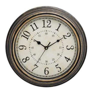 Imagem de Relógio de parede Vintage Nordic Silent Non-Ticking 30cm - yiweisai