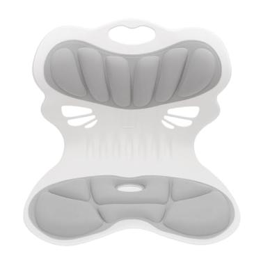 Imagem de TOPINCN Almofada Ergonômica de Apoio Lombar, Almofada de Conforto para Coluna, Corretora de Postura para Alívio da Dor Lombar, de Descanso de Cintura para Cadeira de (Cinza)