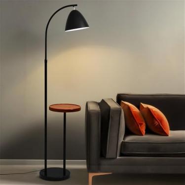 Imagem de Luminária de chão contemporânea de luxo, com design moderno e artístico, ideal para sala de estar, quarto, escritório, casa de campo, hotel ou residências. Design retrô e criativo em LED (Es