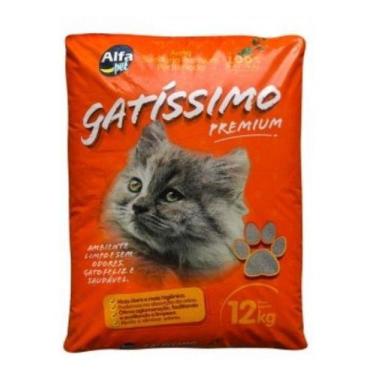 Imagem de Areia Sanitaria Higiênica Gatissimo  Para Gatos 12kg - AlfaPet
