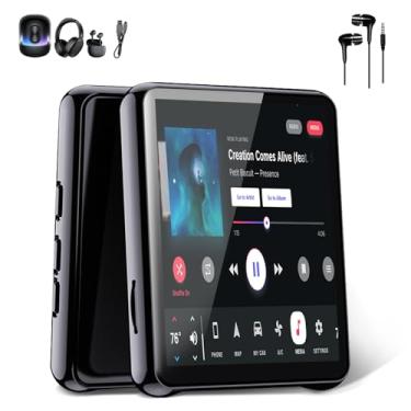 Imagem de MP3 Player 2.4" Touchscreen, Bluetooth 5.0 Bidirecional, Hi-Fi, Design Premium, Bateria 450mAh - Prateado