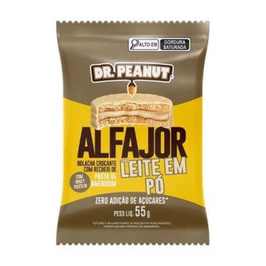 Imagem de Alfajor Dr Peanut Leite Em Pó Whey Protein Sem Açúcar 55g