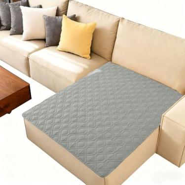 Imagem de hyha Cobertor impermeável para cama de cachorro, cobertores macios para animais de estimação, capa de sofá impermeável para cães, capas de sofá reversíveis laváveis para móveis (102 x 127 cm, cinza