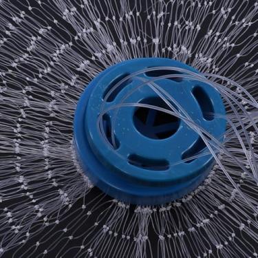Imagem de Rede de Pesca de Nylon, Rede de Arremesso de Mão Sólida e Resistente Com Pulseira Requintada, Estilo Americano, Fácil de Usar, para Entusiastas da Pesca, ótimos Equipamentos Com