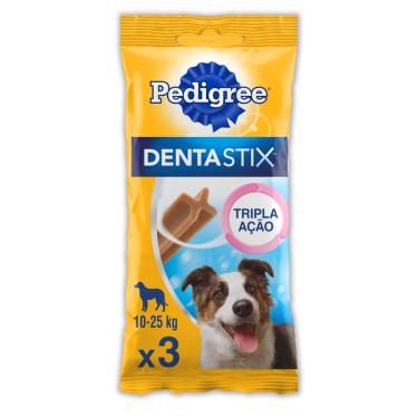 Imagem de Petisco Pedigree Dentastix Cuidado Oral Para Cães Adultos Raças Médias 3 Unidades