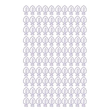 Imagem de Mini clipes de papel fofos, 100 peças, leve, portátil, organizador de arquivo de documentos de escritório para escola, escritório, casa, clipes de marcadores de metal (Árvore)
