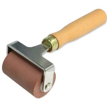 Imagem de HXBYX Brayer Rolo de vinil rolo de borracha rolo laminado com cola, ferramentas de construção de fita antiderrapante para instalação de piso de barco, prensa de carpete marítimo para decks de barco, 6