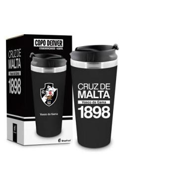 Imagem de Copo térmico emborrachado - vasco - BRASFOOT