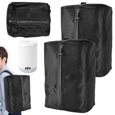 Imagem de Sacos de vácuo para viagem (2 peças + bomba sem fio) - Grande capacidade de 34L, à prova d'água IP67, sacos de vácuo economizadores de espaço, sacos de compressão reutilizáveis para viagem, bagagem