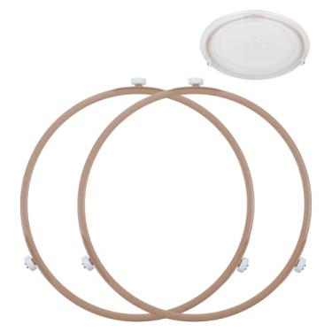 Imagem de Anel de mesa giratória de micro-ondas, anel de rolo de bandeja de forno de microondas de 21 cm, peças de reposição para microondas, suporte de placa de bandeja giratória, suporta placas de vidro de