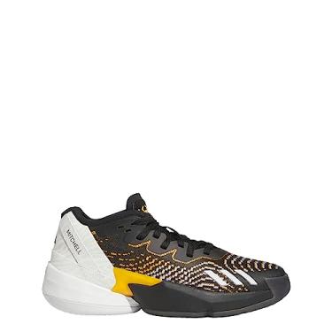 Imagem de adidas Tênis de basquete unissex D.o.n. Issue 4, Core Black/Team Colleg Gold 2/Cloud, 43