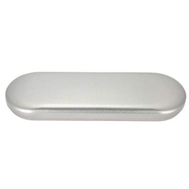 Imagem de Yosoo Health Gear Estojo de armazenamento de pinças, caixa de pinças de extensão de cílios, estojo organizador de ferramentas de maquiagem para cílios pinças tesouras pincel delineador (prata)