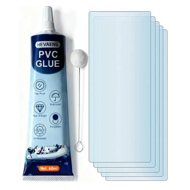 Imagem de HEVAENS Kit de Remendo para Colchão de Ar, Kit de Reparo de Remendo Inflável À Prova D'Água para Serviço Pesado para Colchão de Ar, Infláveis, Tendas, Flutuadores de Piscina Acima Do Solo E Casas Infl