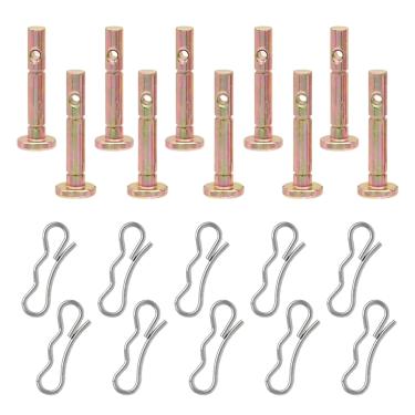 Imagem de Bynor Kit de substituição de pinos de tesoura 738-04124A e 714-04040 de contrapino para Cub Cadet Troy Bilt Craftsman sopradores de neve pacote com 10