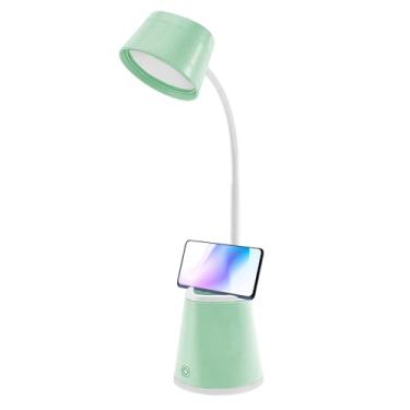 Imagem de Luminária de Mesa LED - LED com 4 Níveis de Iluminação Toque Sensível Flexível e Ajustável - Lâmpada de Leitura para Casa,para Estudo Trabalho Dormitório Universitário Costura Desenho Artístico