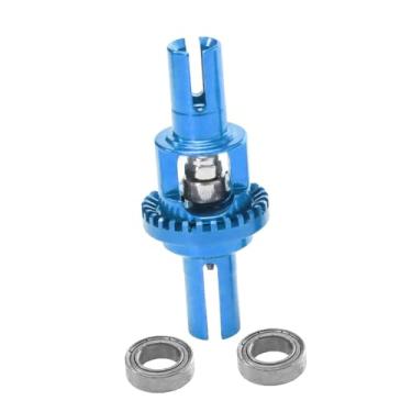 Imagem de MERIGLARE Conjunto diferencial para carro RC 1:28 - Peça de reposição para veículos de controle remoto para Wltoys, Azul