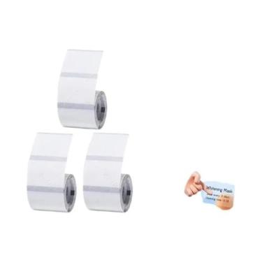 Imagem de Papel Adesivo Térmico Impermeável Para Impressão De Etiquetas Redondas