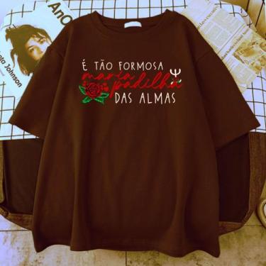 Imagem de Camiseta É Tão Formosa Maria Padilha Das Almas Umbanda Camdonble Pomba