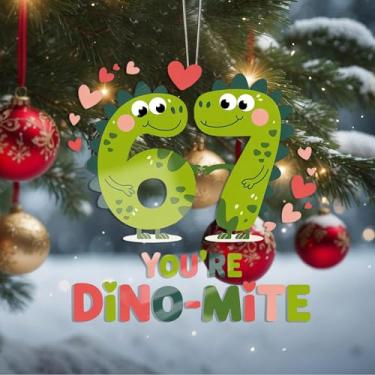 Imagem de Enfeites de Natal 67 meme pendurados em cristal, enfeites de árvore de Natal feitos à mão, decoração de carro e casa - presentes de Natal, decoração de artesanato em acrílico, ideias de troca de