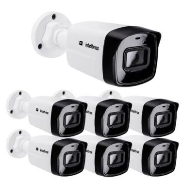 Imagem de Kit 7 Câmeras IP 2 Megapixels Full HD 30m PoE VIPC 1230 B G2 Intelbras