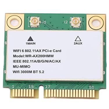 Imagem de Generic Placa de Rede Sem Fio WiFi6 MU MIMO de 2974M Com Mini PCIE para Laptop, Placa WiFi de Alta Velocidade de Banda Dupla 2.4G / 5G para Pequenos Hosts