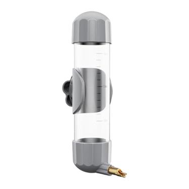 Imagem de Baoblaze Bebedouro portátil para pássaros, 200ml, ideal para papagaios, calopsitas, periquitos e outros animais de estimação, Cinza