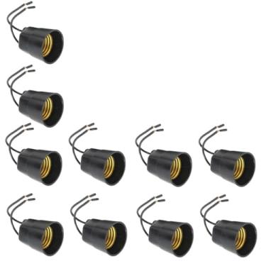 Imagem de Soquete Com Rabicho Minion Preto Bocal P/Lâmpada E27 | Utilimix | 10 un