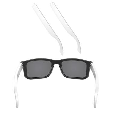 Imagem de EZReplace Hastes de reposição para óculos de sol Oakley Holbrook OO9102/Holbrook XL OO9417/Holbrook AF OO9244 (branco)