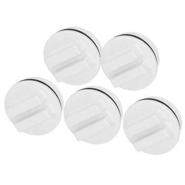 Imagem de Mingzhe Tampões de Drenagem para Linha de Retorno Piscina e Spa, para Inverno, Piscinas Termais e Spas, Brancos, 5 Peças