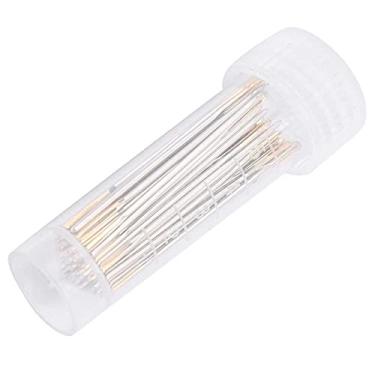 Imagem de Naroote Conjunto de Agulhas de Ponto Cruz de Metal Grande para Costura Fácil, Agulhas de Bordado de 100 Unidades Com Caixa de Armazenamento para Costura de Cruzada, de de Aço Inoxidável para Uso Doméstico, , etc. (Nº 22)