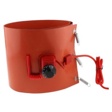 Imagem de shamjina Aquecedor de tambor/balde/barril, fácil de usar, com faixa de aquecimento para graxa, óleo, tinta, mel e parafina, Botão