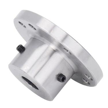 Imagem de Cryfokt Placa Frontal de Torno de Aço de Alto Manganês Com Placa de Flange de Mandril de 6 Furos de Montagem para K11 80, Segura e Resistente para Trabalhadores de Oficina (18mm)