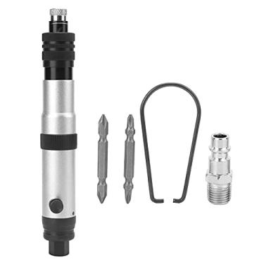 Imagem de Chave de fenda elétrica pneumática reta predefinida ferramenta de torção portátil dispositivo de aperto de parafuso movido a ar para placas de circuito elétrico e reparos de (Estilo UE)