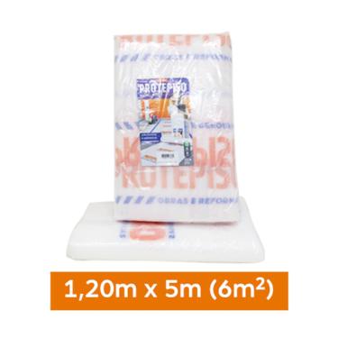 Imagem de Protetor de Piso e Parede Protepiso Manta Lavavel para Obra e Pintura 1,20 x 5,00mt