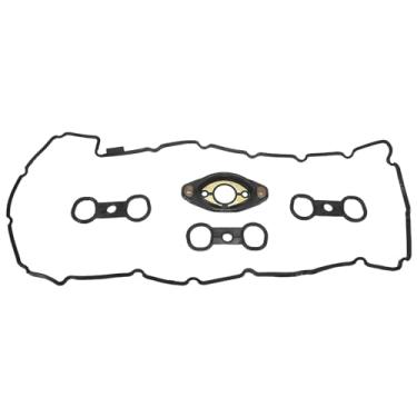 Imagem de INFINAUTO Junta da tampa da válvula, junta de vedação da válvula da cabeça do cilindro nº 11127552280 para BMW 328i/328xi/328iXDrive 2007-2013 para BMW X3 07-12 preta, junta de tampa de balancim de