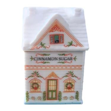 Imagem de KiBcsLic Pote de Especiarias para Vila de Natal, Decoração Natalina, Garrafa, Recipiente para Temperos, Sais, Pós, açúcar para Confeitaria, Style C