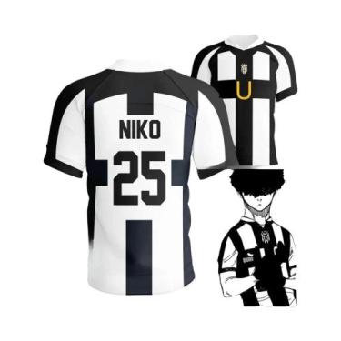 Imagem de Camisa De Futebol Blue Lock Ubers V-neck Unissex Uniformes De Cosplay 