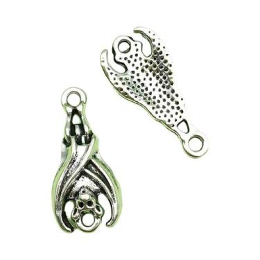 Imagem de Pingentes De Halloween Em Forma De Caveira, Aranha, Morcego E Cabeça D