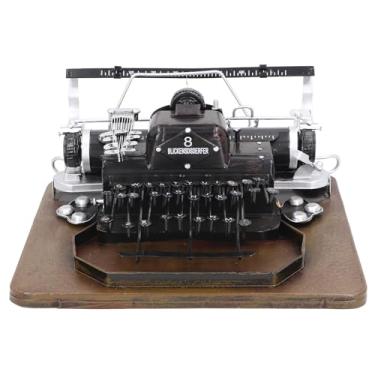 Imagem de Generic Modelo de Máquina de Escrever Vintage, Ferro Artesanal, Decoração retrô Decorativa de Escritório, Com Acabamento Artístico Desgastado, para Presente de Estúdio café